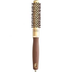 Olivia Garden Expert Blowout Shine Gold & Brown Hairbrush 20 Gold 20mm