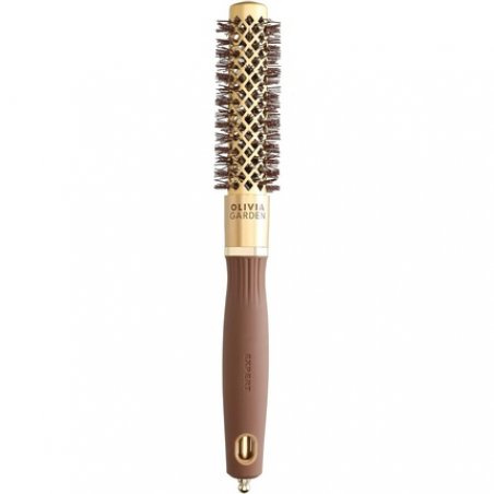 Olivia Garden Expert Blowout Shine Gold & Brown Hairbrush 20 Gold 20mm