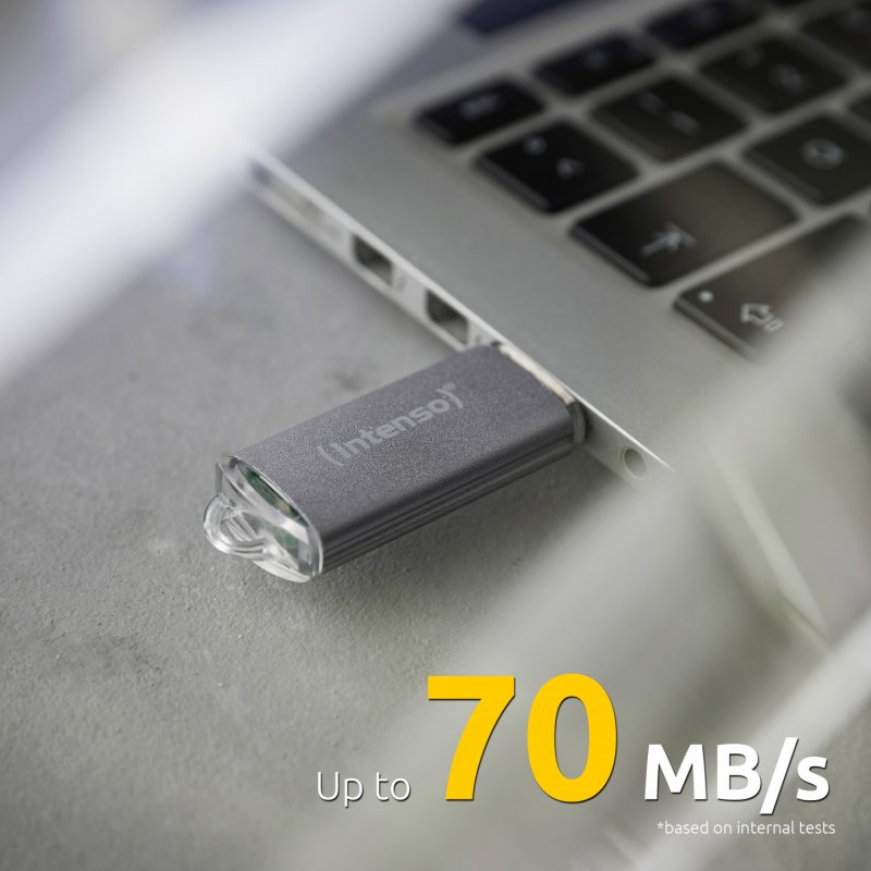Intenso MEMORY DRIVE FLASH USB3.2 64GB/3541490 USB flash drive USB Type-A 3.2 Gen 1 (3.1 Gen 1) Silver