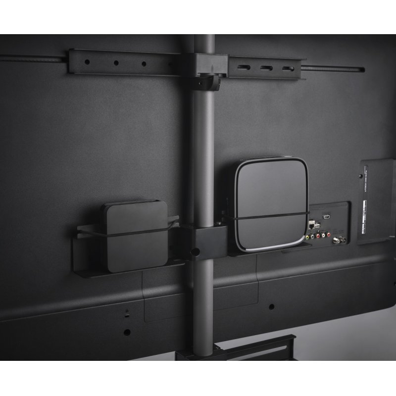 Universal-TV-Ständer Quadpod (silber/schwarz)