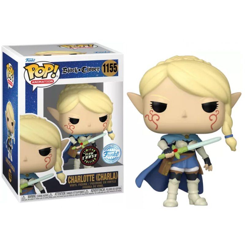 BLACK CLOVER - POP Animation N° 1155 - Charlotte avec Chase (GITD)