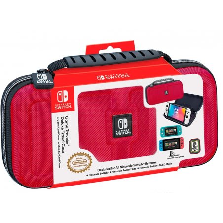 Bigben Nintendo Switch Interactive Official Deluxe Travel Case - Red