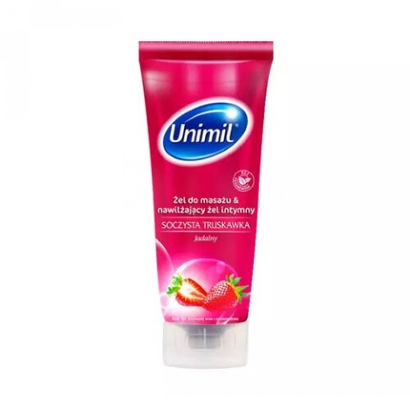 Unimil Gentle Strawberry Intimate Gel and Massage 2-in-1 200ml