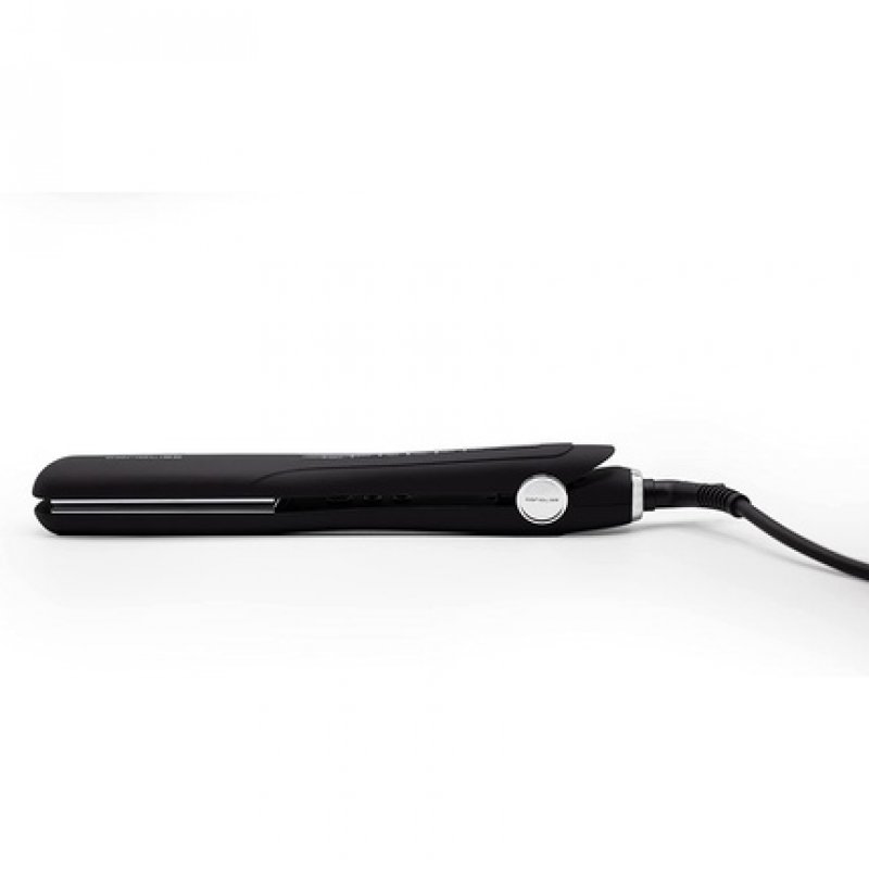 Corioliss Professional Titanium Wide Flat Iron Hair Straightener with Adjustable Temperature Black Soft Touch