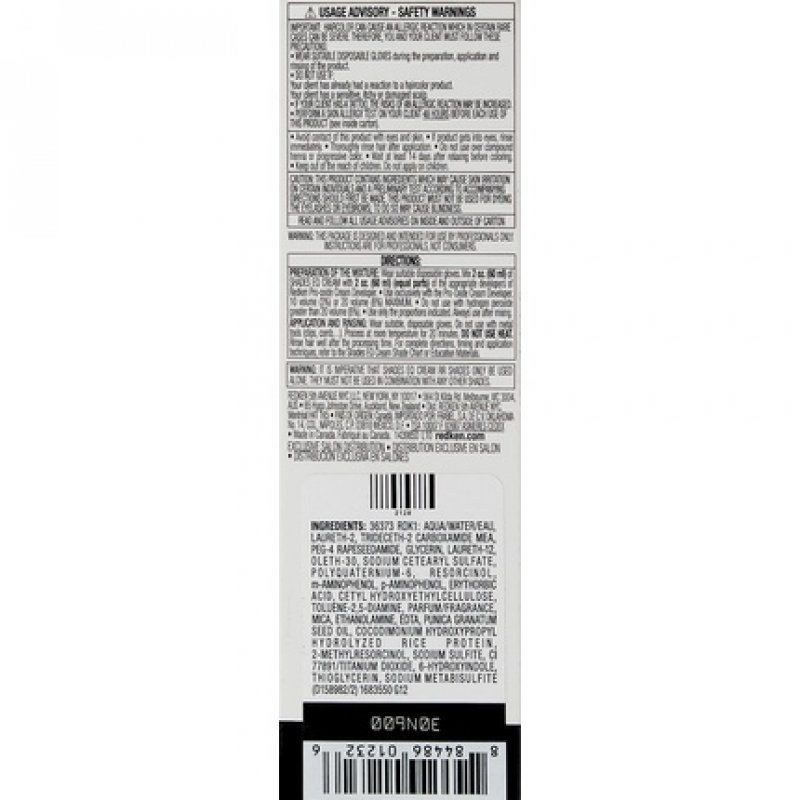 Cream Shades EQ 09WB Hair Color