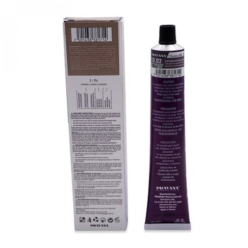 Pravana ChromaSilk Color 10 bv Ultra Sheer Beige Blonde (10.02) 3oz