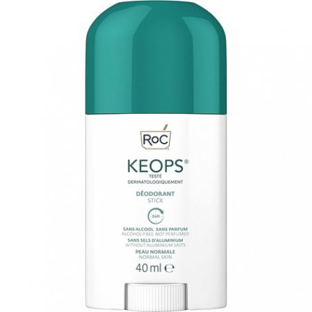 Roc Keops Deodorant Stick 24 Hour Protection Alcohol and Perfume Free 40ml