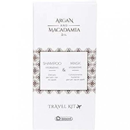 Biacrè Argan and Macadamia Travel Kit Hydrating Shampoo and Mask 100ml each