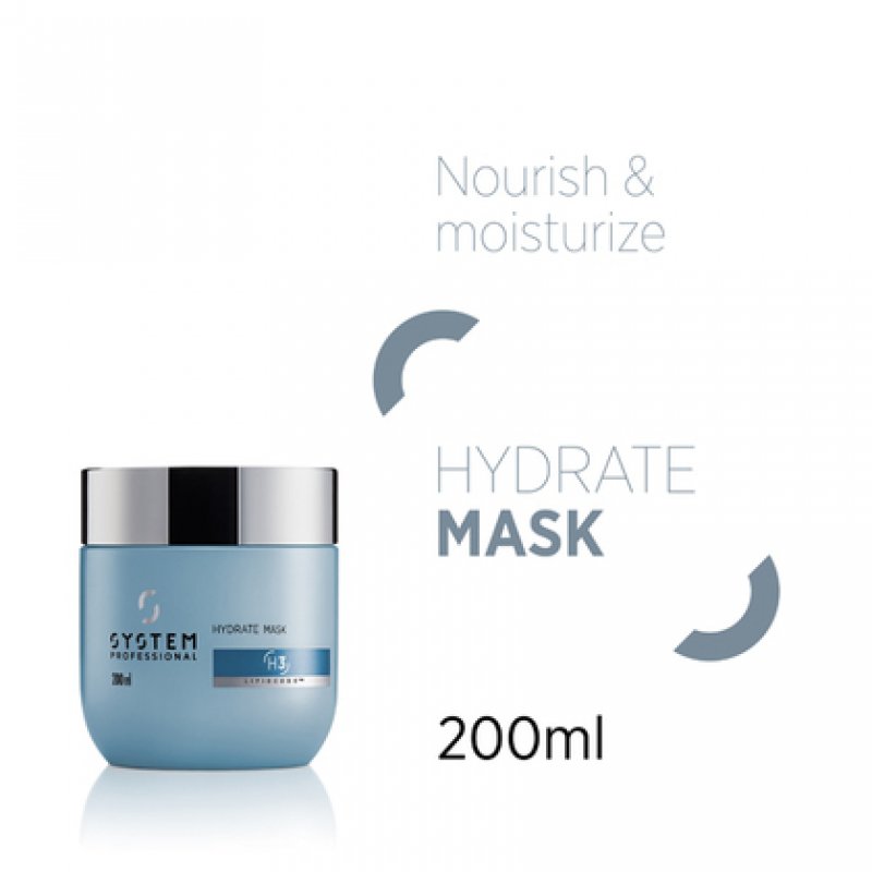 System Professional Hydrate Mask masque pour cheveux 200 ml Unisexe