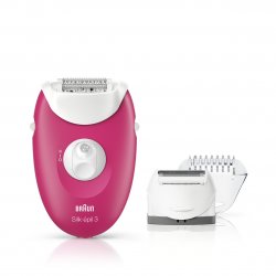 Braun Silk-épil 3 3-410 20 pince(s) Rose, Blanc