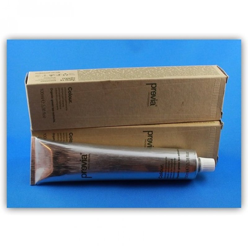 Previa Professional Colour Organic Green Tea Extracts Permanent Hair Dye 100ml 06.98 Pearl Dark Blonde