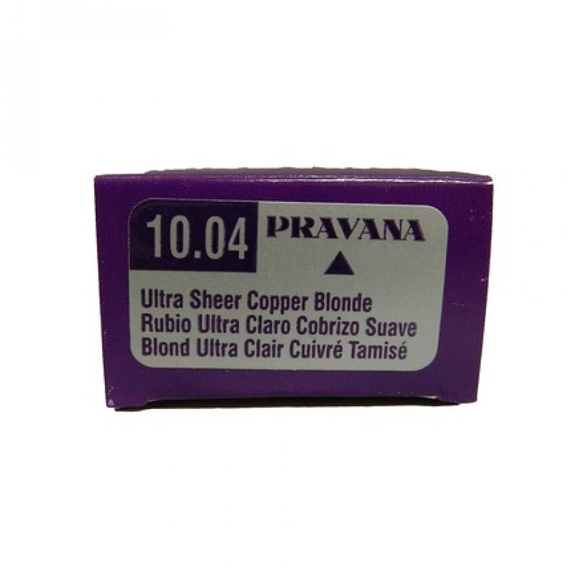 Pravana Chromasilk Creme Hair Color with Silk & Keratin Protein 10.04 Ultra Sheer Copper Blonde