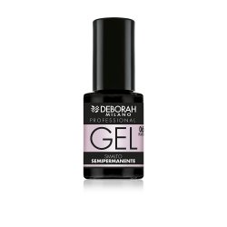 DEBORAH Professional Semi Permanent Plumping Gel Nail Polish Long Lasting for Intense and Shiny Nails Pearl Pink 4.50ml