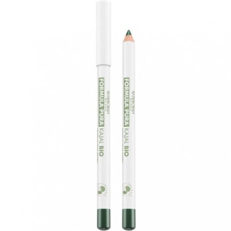Deborah Milano Organic Formula Pura Eyeliner Pencil Green No. 3 - High Compatibility for Sensitive Eyes 100% Natural