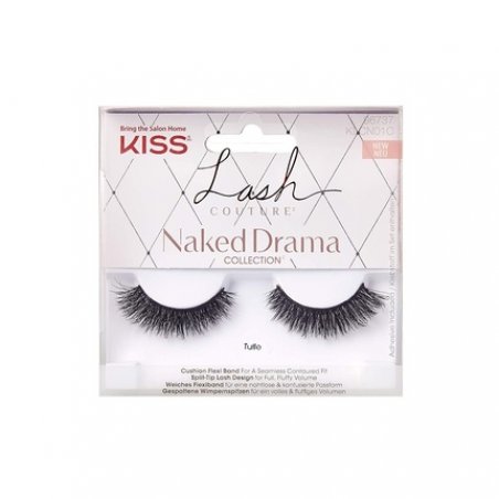 Kiss Lash Couture Faux Mink Collection Soir False Eyelashes with Glue