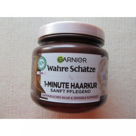 Garnier True Treasures 1-Minute Hair Mask Gentle Oat Milk Nourishing