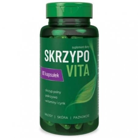 Skrzypovita Optimally Balanced Vitamins and Herbal Extracts for Hair Skin and Nails 80 Capsules