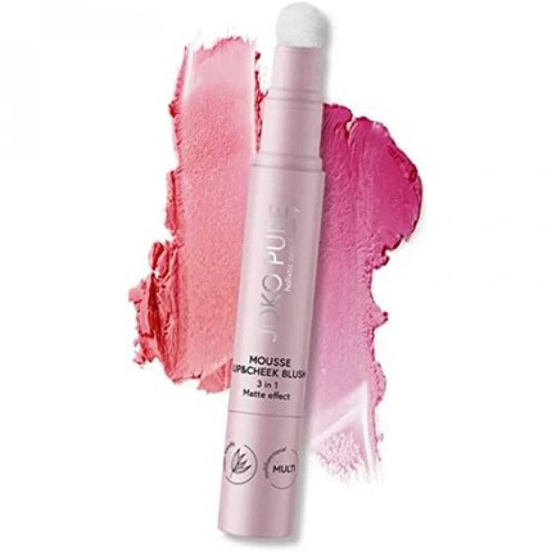 JOKO Pure Mousse Lip & Cheek 3 In 1 Blush No.01