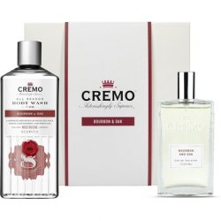 Cremo Bourbon & Oak Gift Set for Men - Eau de Toilette 100ml Body Wash 473ml