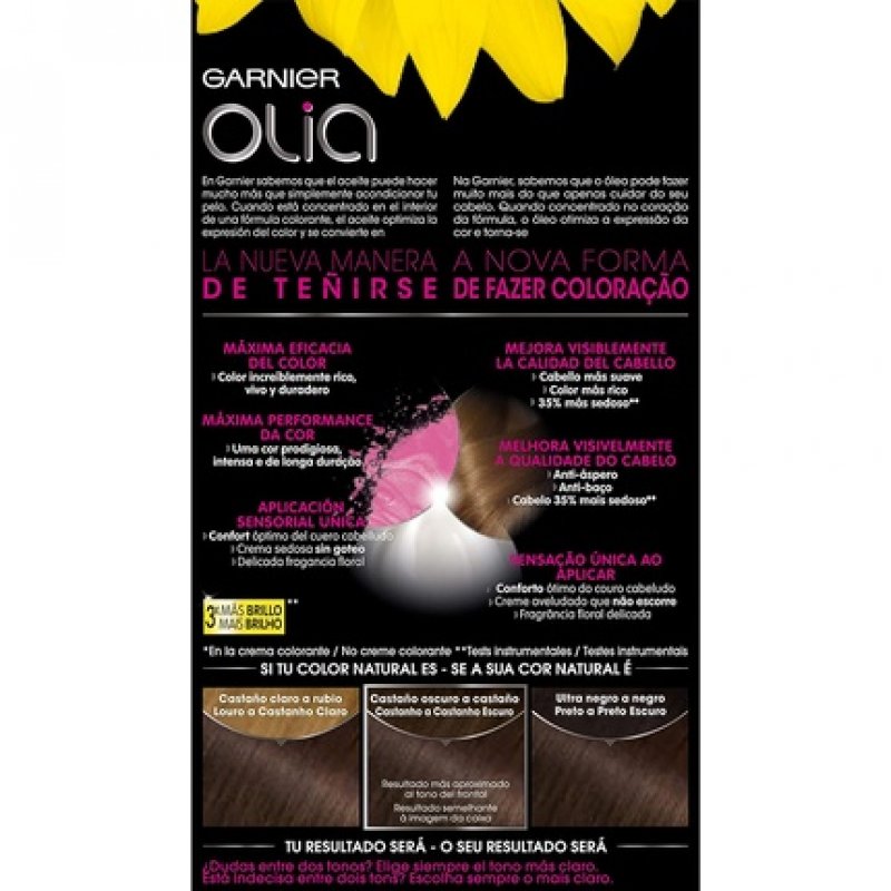 Garnier Olia Permanent Coloring 4.15 Chocolate