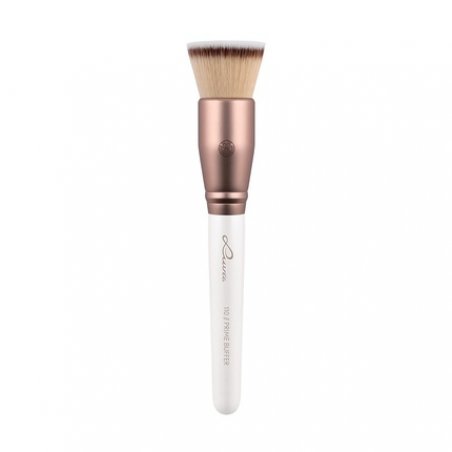 Luvia Cosmetics Luvia Brush Prime Buffer Foundation Makeup Brush for Light and Even Blending Vegan Cosmetic Brush