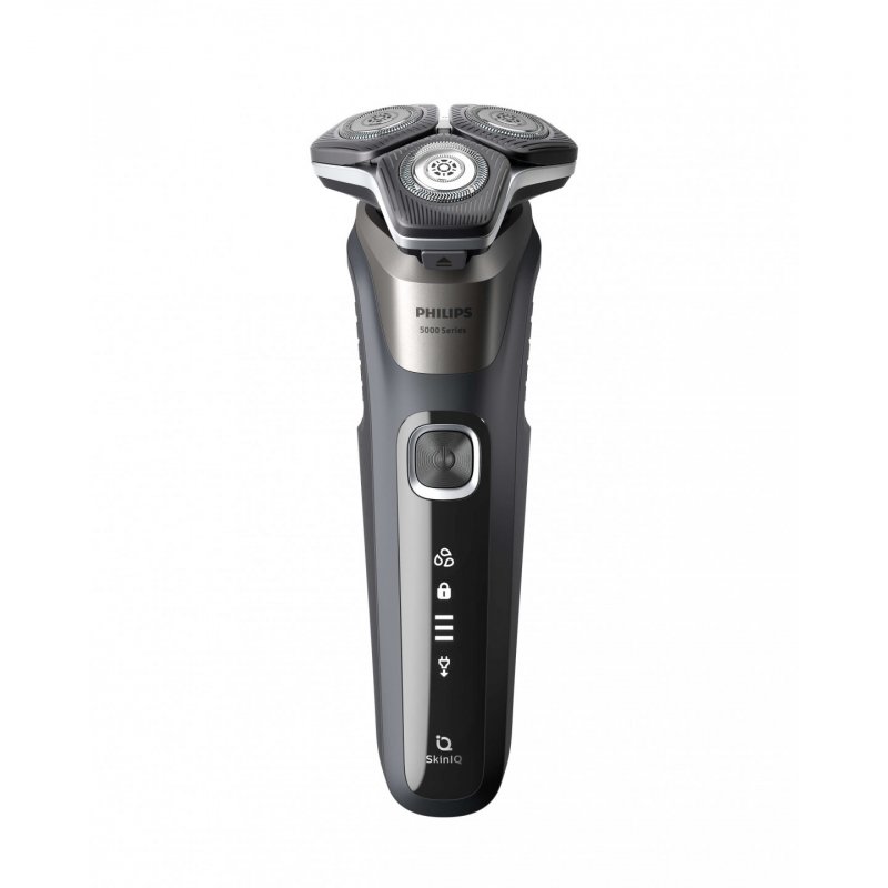 Philips SHAVER Series 5000 S5887/30 rasoir pour homme Rasoir rotatif Tondeuse Noir, Gris