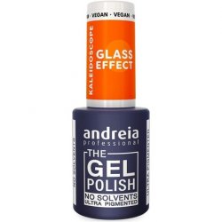 Andreia Professional Semi-Permanent Nail Gel Polish Kaleidoscope Glass Effect Collection Colour KL5 Glass Effect