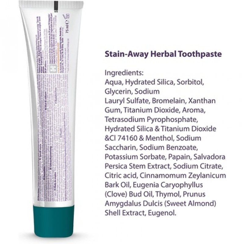 Himalaya Herbals Enamel Friendly Stain-Away Toothpaste 75ml