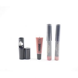 Nudestix Nude Red Hot Lips 3 Piece Lip Set - Lip Color, Lip Liner, Lip Plumper