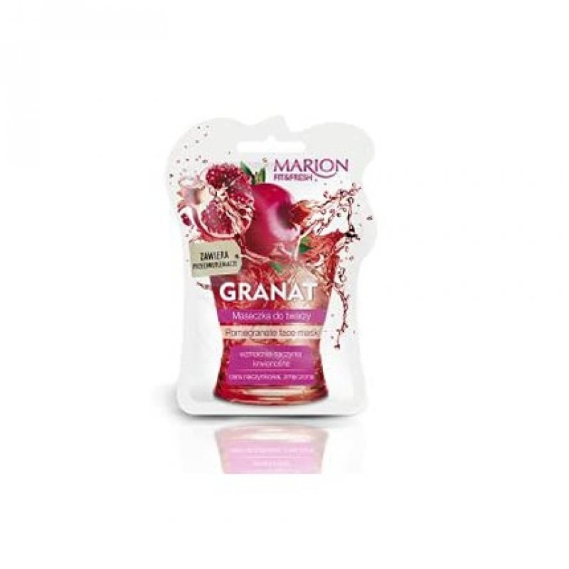 MARION Fit&Fresh Face Mask Strengthening Blood Vessels Pomegranate 7.5ml