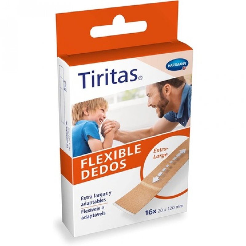 Tiritas Hartmann Elastic Fabric Fingers 16 Units