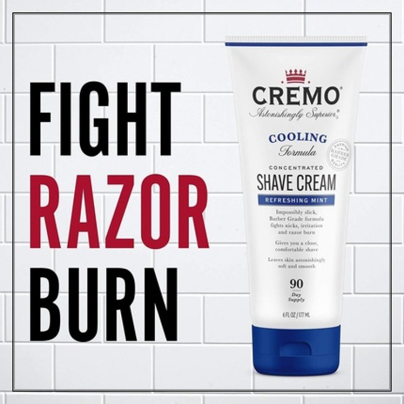 Cremo Cooling Concentrated Shave Cream for Men 177ml