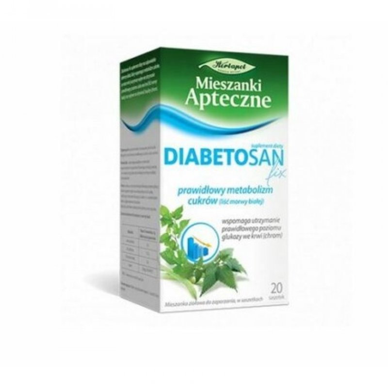 Diabetosan Fix 20 Sachets White Mulberry Chromium Blood Sugar Level