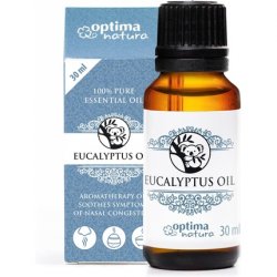 Optima Natura 100% Pure Eucalyptus Essential Oil for Aromatherapy 30ml