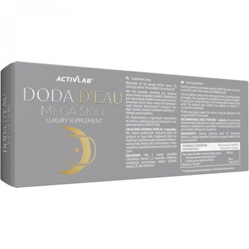 Activlab DODA D'eau Mega Skin Moisturizing Properties 60 Vegetable Capsules