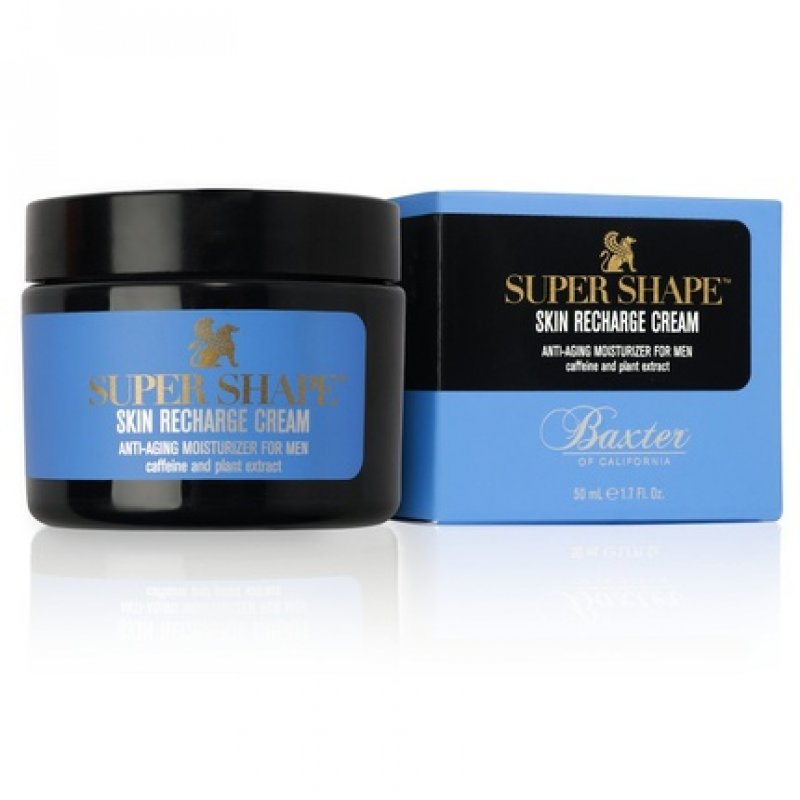 Baxter of California Super Shape Skin Recharge Cream Anti-Aging Moisturizer for Men 1.7 Ounce