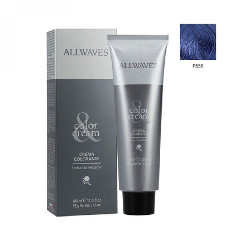 ALLWAVES Professionnelle Cream Color F555 Bluette Flash 100ml