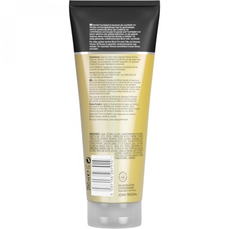 John Frieda Highlight Refresh & Shine Conditioner for Blonde Hair 250ml