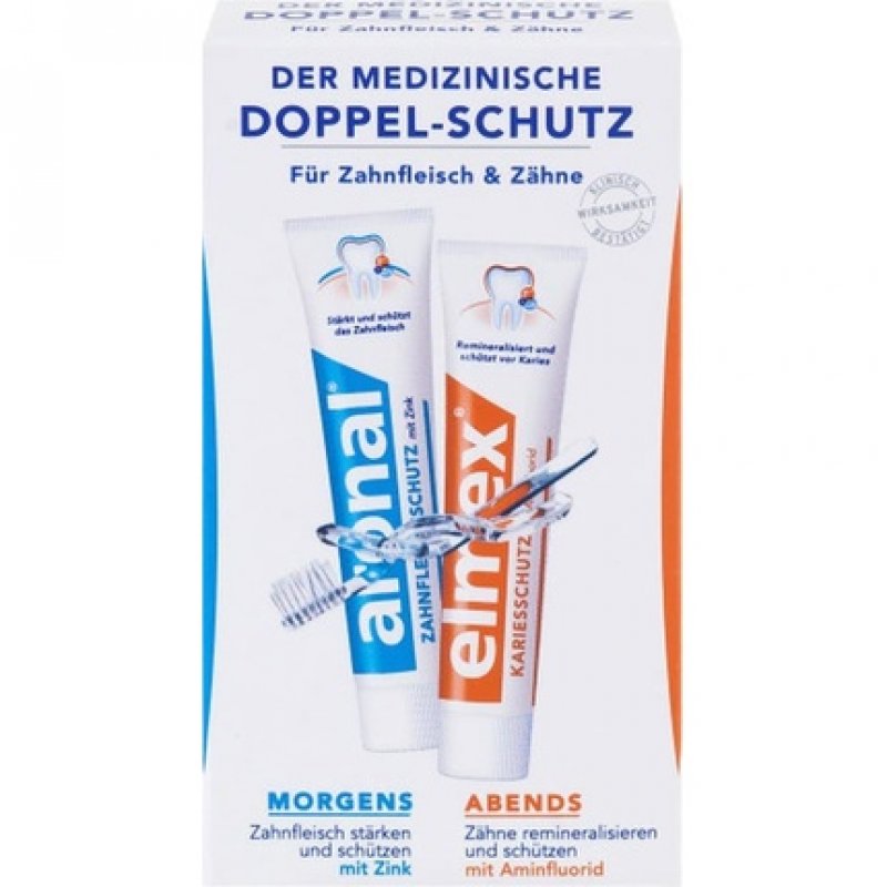 Aronal and Elmex Toothpaste Double Protection 12ml