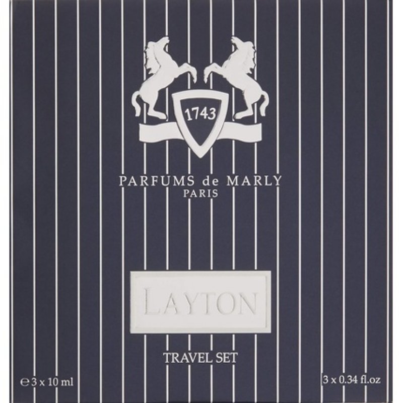 Layton Royal Essence by Parfums De Marly Three Eau De Parfum Sprays Travel Set 3 x 10ml - Pack of 3