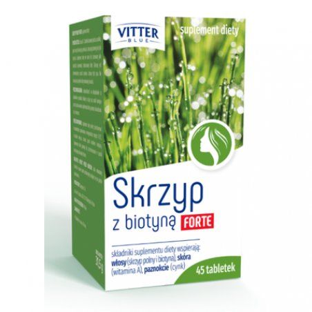 Acker Schachtelhalm Forte Vitter Blue 45 Tablets for Hair Skin Nails