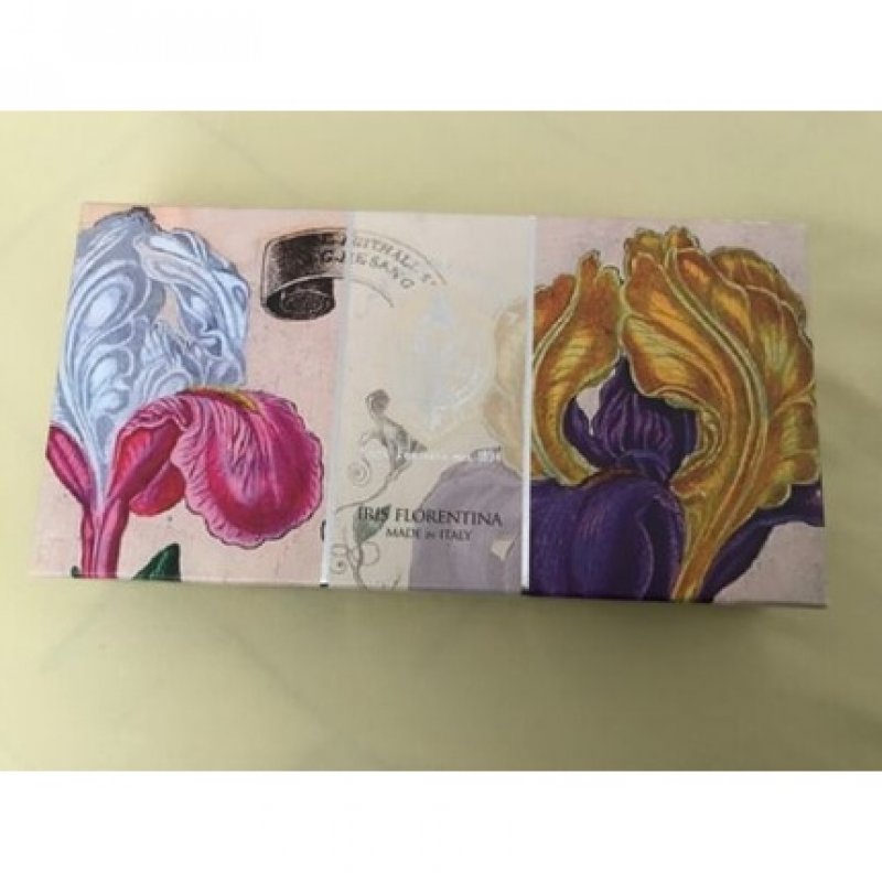Artigianale Fiorentina Iris Handmade Florentine Soap Scented Italy 3 x 5.3 oz - Pack of 3