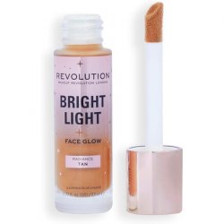 Makeup Revolution Bright Light Face Glow Brightening Skin Tint Radiant Finish Radiance Tan