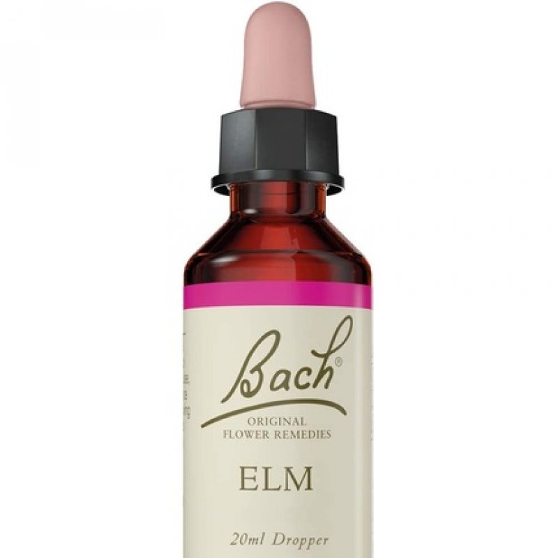 Bach Original Flower Remedy Elm Vegan Formula Flower Essences for Emotional Wellness 1 Dropper Bottle x 20ml