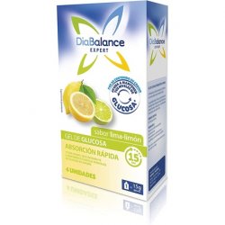 Diabalance Glucose Gel with Rapid Lemon Flavor 4 Units