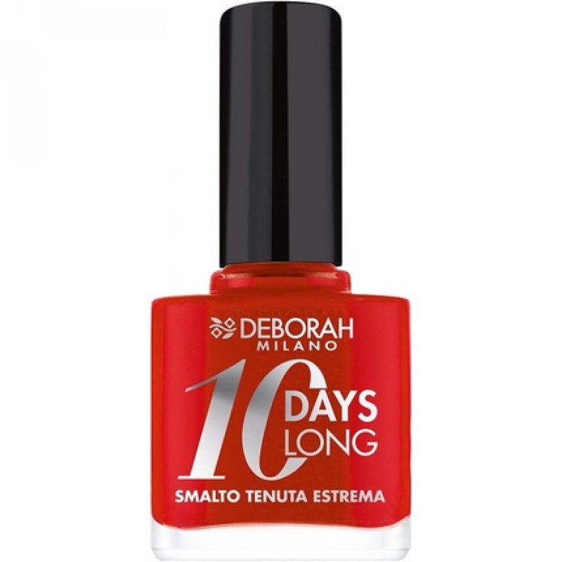 Deborah Milano 10 Days Long Nail Enamel 39 Geranium Red