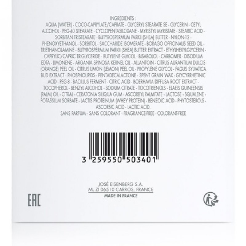 EISENBERG Paris Trio-Molecular Anti-Stress Treatment Cream Texture 50ml