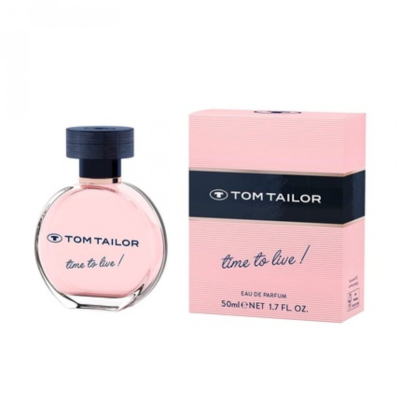 Tom Tailor Women's Perfume Time to Live! 50ml - Mandarin, Lemon, and Sweet Green Lily of the Valley Notes
