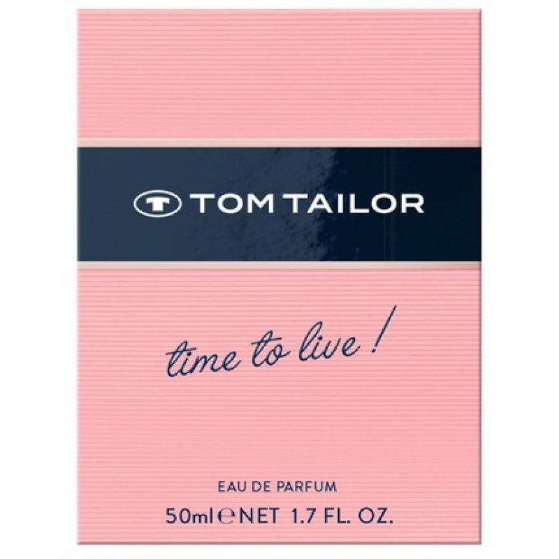 Tom Tailor Women's Perfume Time to Live! 50ml - Mandarin, Lemon, and Sweet Green Lily of the Valley Notes