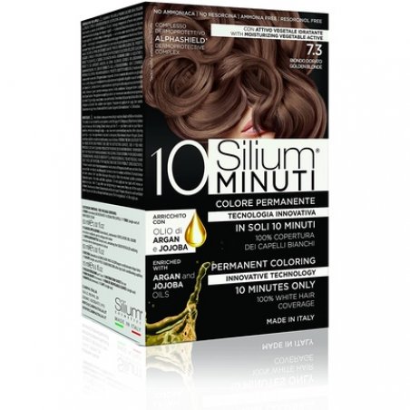 Silium 10 Minutes Permanent Hair Coloring Golden Blonde 7.3 183g